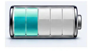 Partially drained battery
